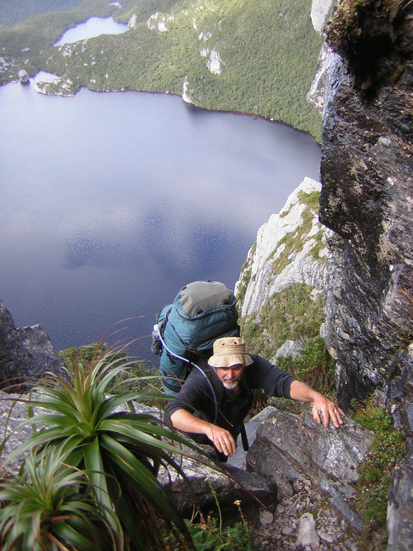 50 Lake Uranus and Gary climbing.JPG
