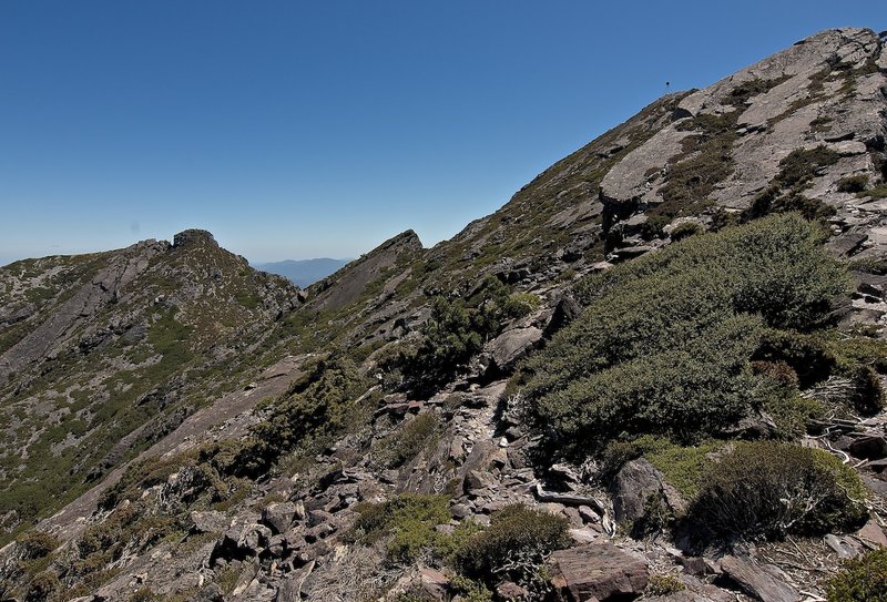 Mount Murchison - the final ascent - false ledge to the right.jpg