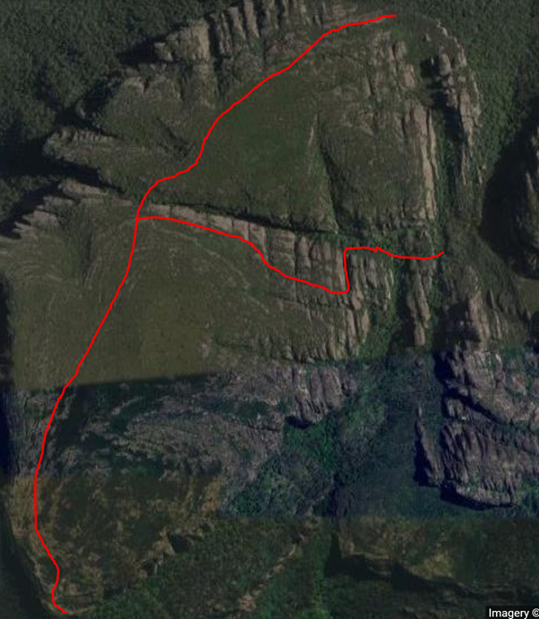 Mt Cole and Mt Owen route aerial.png