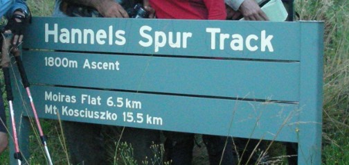 Sign at bottom of Hannels Spur.jpg